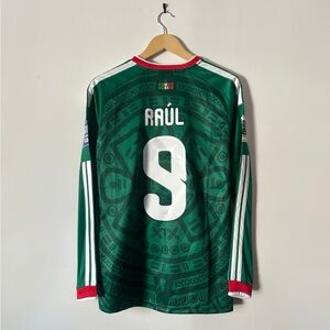 Raul #9 Mexico Home Jersey 2026 Fan Version Size Medium